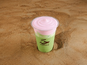 Strawberry Matcha  - Haseed Cafe dubai