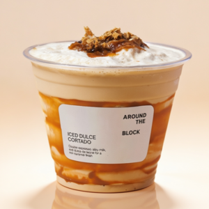 Iced Dulce Cortado - Around The Block dubai