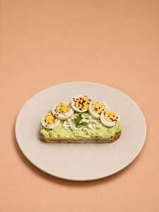 Avocado and Boiled Egg Sourdough Toasts. - Town Bakery dubai