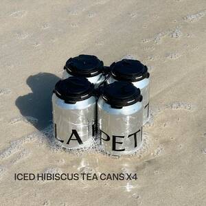 Drivu 4pc Can Iced Hibiscus Tea