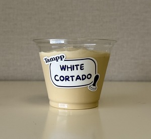 White Cortado - Tampp Cafe dubai