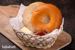 Drivu Butter & Strawberry Jam Bagel