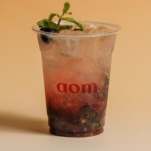 Bluberrry Mojito - AOM Cafe sharjah