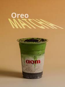 Oreo Matcha - AOM Cafe sharjah