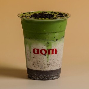 Oreo Matcha - AOM Cafe sharjah