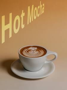 Hot Mocha - AOM Cafe sharjah