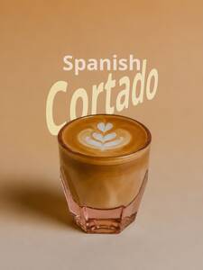 Spanish Cortado - AOM Cafe sharjah
