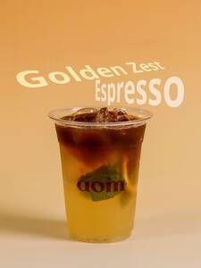 Golden Zest Espresso - AOM Cafe sharjah
