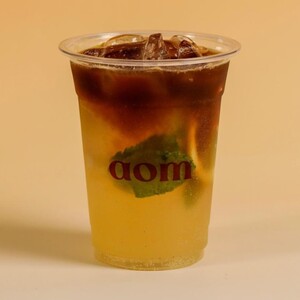 Golden Zest Espresso - AOM Cafe sharjah