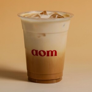 Iced Spanish Latte - AOM Cafe sharjah