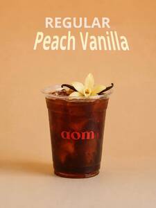 Regular Peach Vanilla - AOM Cafe sharjah