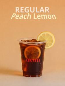 Regular Peach Lemon - AOM Cafe sharjah