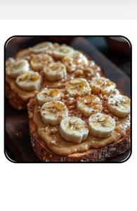 Peanut Butter Banana Toast - Cinnamon Taste Cafe  sharjah