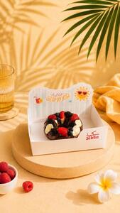 Drivu Chocolate fruit donut