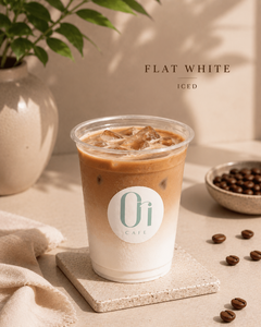 Iced Flat White - Ori Cafe ajman