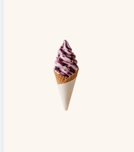 V60 Blackberry Ice Cream  - COZ sharjah