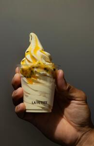 Passion Fruit Ice Cream - La Petite Cafe abu-dhabi