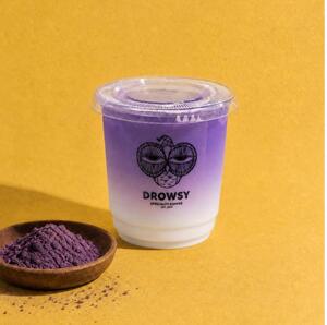 Creamy Ube latte - Drowsy Coffee - HOW sharjah