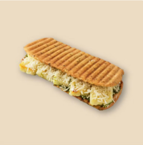 Grilled Halloumi and Pesto Flat Sandwich - Bebax Coffee JVC dubai