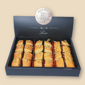 Assorted Canapes Box (Zaatar & Black Olive Grilled Halloumi - Mozzarella Pesto - Pesto Rosso) - Bebax Coffee JVC dubai