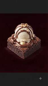Brownie Scoop - The Velvet Club Cafe abu-dhabi