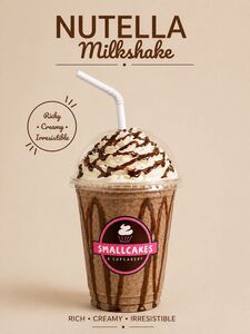 Nutella milkshake - Small Cakes Ajman ajman