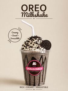 Oreo milkshake - Small Cakes Ajman ajman