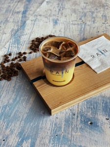 Iced Saffron Latte  - Rain abu-dhabi