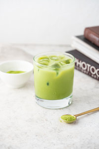 Iced Green Matcha Latte - Rain abu-dhabi