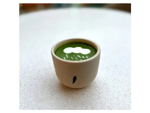 Hot Matcha Latte - Rain abu-dhabi