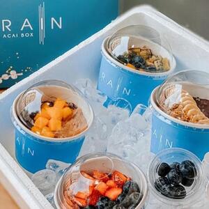 Small Box Plain Acai (4 Bowls) - Rain abu-dhabi