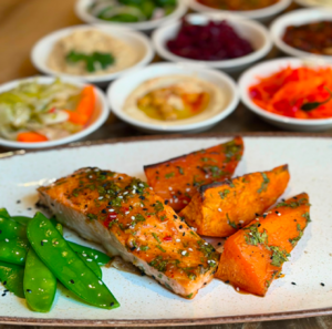 Miso and Teriyaki Salmon Fillet - LF Bakery & Restaurant dubai