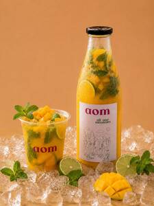 Mango Mojito 1 Liter - AOM Cafe sharjah