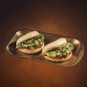 Spicy Shakshuka Bao - TRIO fujairah
