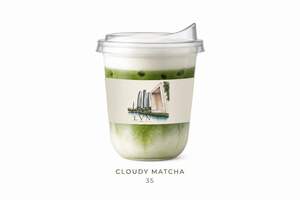 Cloudy Matcha Salted Vanilla - LVN Cafe abu-dhabi