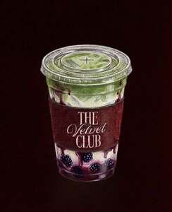 Blackberry Vanilla Matcha - The Velvet Club Cafe abu-dhabi