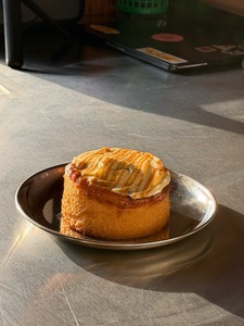 Dulce De Leche Cinnamon Roll - Pancita Bakery dubai
