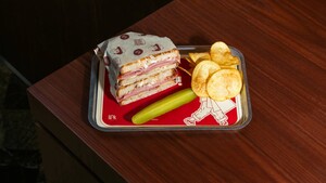 Pastrami with Melted Cheese Sandwich - Link by Mara abu-dhabi