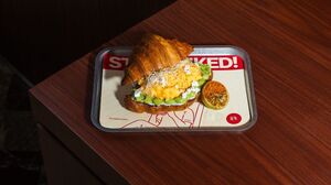 Scrambled Egg Avocado Croissant - Link by Mara abu-dhabi