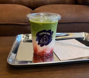 Strawberry Matcha  (Iced) - Familiar Coffee sharjah