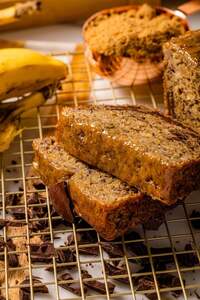Banana Chocolate Loaf Slice - Home Bakery Kitchen dubai