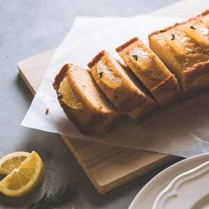 Lemon and Thyme Loaf Slice - Home Bakery Kitchen dubai
