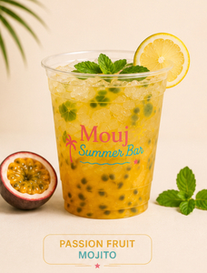 Passion Fruit Mojito - Mouj Summer Bar sharjah