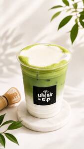 Salted Vanilla Matcha  - Whisk And Sip sharjah