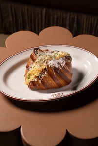 Cheesy Scrambled Egg Croissant - TRIO dubai