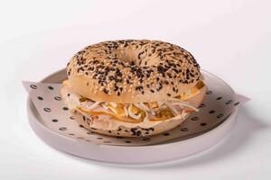 Spicy Turkey Cheese Bagel - Earthd ajman