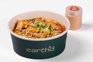 Crispy Rice with Sweet Chilli Chicken Salad - Earthd ajman