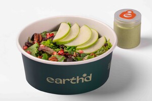 Green Apple & Pomegranate Crunch Salad - Earthd ajman