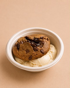 Underbaked Cookie with Vanilla Ice Cream - Browns Bakery sharjah