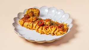 Lobster Linguine Pasta - Around The Block dubai